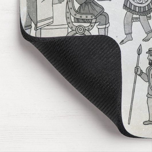 Die letzten aztekischen Kaiser Cuauhtemoc Mousepad (Ecke)