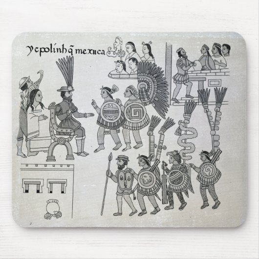 Die letzten aztekischen Kaiser Cuauhtemoc Mousepad (Vorne)