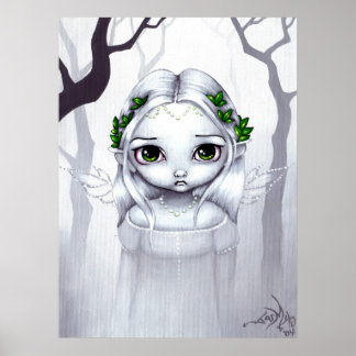 Die letzten Blätter ART PRINT Wintermärchen Großau Poster