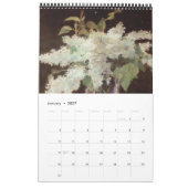 Die letzten Blumen von Edouard Manet Kalender (Jan 2027)
