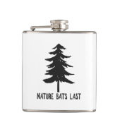 Die letzten Fledermäuse Flachmann (Vorderseite)