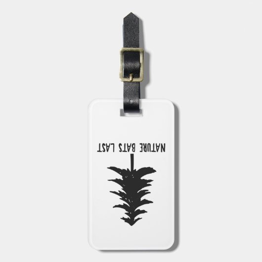 Die letzten Fledermäuse Gepäckanhänger (Vorderseite vertikal)