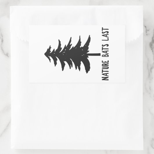 Die letzten Fledermäuse Rechteckiger Aufkleber (Tasche)