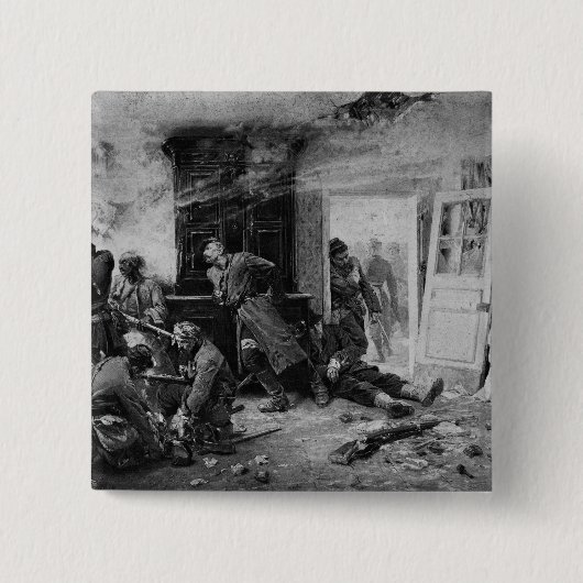 Die letzten Patronen bei Balan nahe Limousinen, Button (Vorderseite)