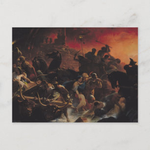 Die letzten Tage in Pompeji Postkarte