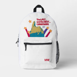 Die letzten und die besten Kanadier Bedruckter Rucksack