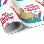 Die letzten und die besten Kanadier Geschenkpapier (Rolleneckpunkt)