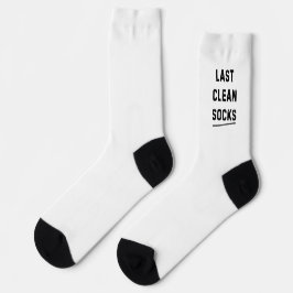 Die letzten weißen sauberen Socken