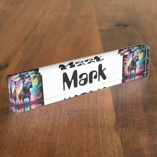 Die leuchtende Sentinel: Ein Holografisches Gestän Namensplakette (Seite)