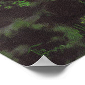 Die Leuchtstoffhöhle: Drucken Poster (Ecke)