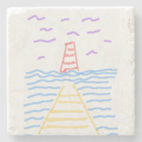 Die Leuchtturm- und Pier-Achterbahn