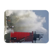 Die Leute am Jet schauen sich große Wellen an Magnet (Horizontal)