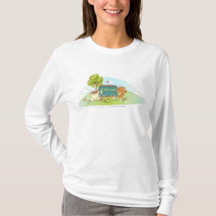 Die Leute, die durch Informationen sich T-Shirt