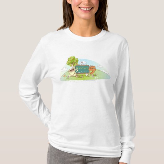 Die Leute, die durch Informationen sich T-Shirt (Vorderseite)