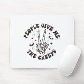 Die Leute geben mir das Skelett-HandHalloween Mousepad (Mit Mouse)