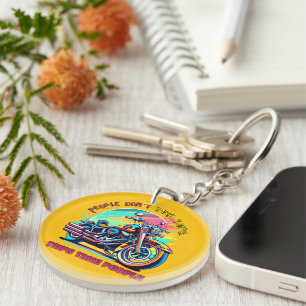 Die Leute machen keine Ausflüge: Vintages Retro St Schlüsselanhänger