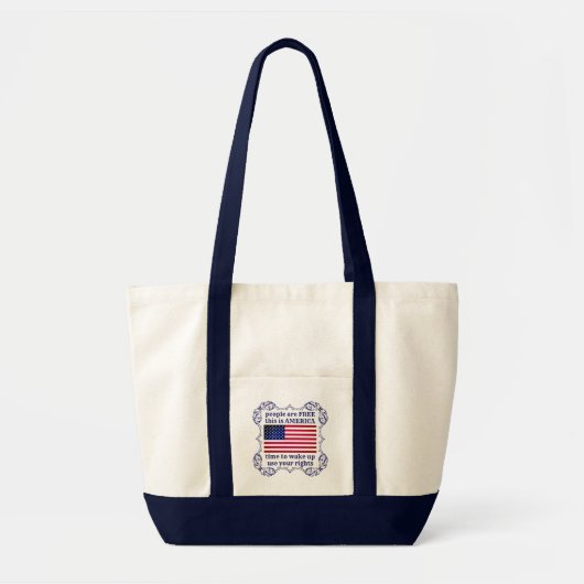 Die Leute sind kostenlos Tasche (Vorne)