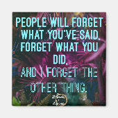 Die Leute vergessen den Magnet (Vorne)