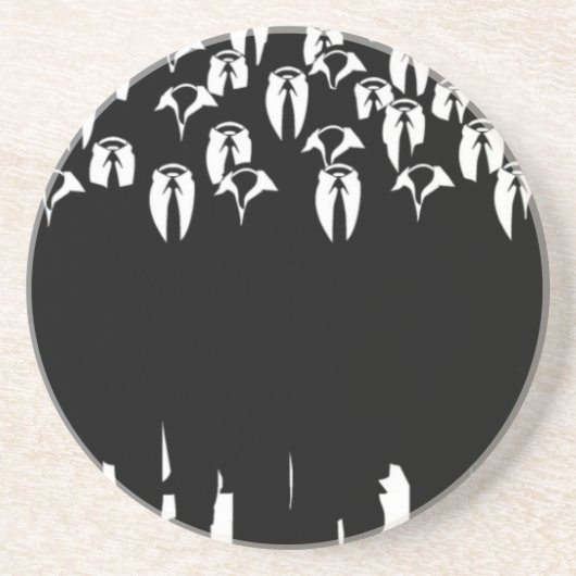 die Leute von anonymem Sandstein Untersetzer (Vorne)