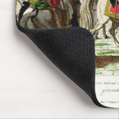 Die Leute von Paris Napoleon anerkennend Mousepad (Ecke)