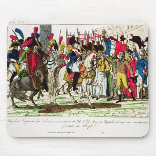 Die Leute von Paris Napoleon anerkennend Mousepad (Vorne)