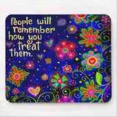 "Die Leute werden sich erinnern..." Inspiritivität Mousepad (Vorne)