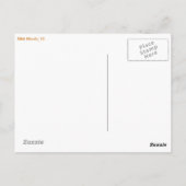 Die Libelle Postkarte (Rückseite)