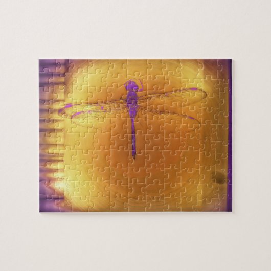 Die Libelle und das Sun-Puzzlespiel Puzzle (Horizontal)