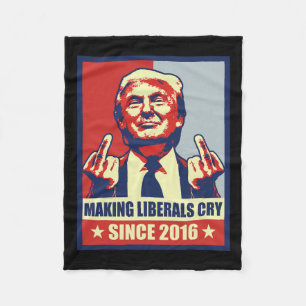 Die Liberalen fordern den Präsidenten Donald Trump Fleecedecke