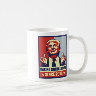 Die Liberalen fordern den Präsidenten Donald Trump Kaffeetasse