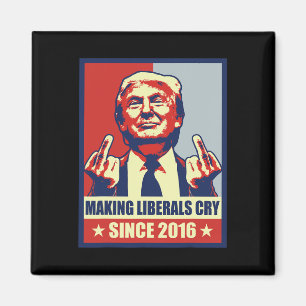Die Liberalen fordern den Präsidenten Donald Trump Magnet
