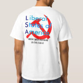 Die liberalen Staaten von Amerika T-Shirt (Rückseite)