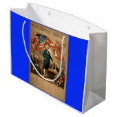 Die Liberty Edit Große Geschenktüte (Rückseite Schrägansicht)