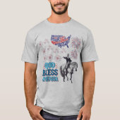 Die Liberty Lights Show grau T-Shirt (Vorderseite)