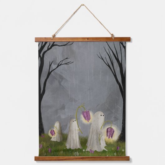 Die Lichtbringer Wandteppich Mit Holzrahmen (Vorderseite)