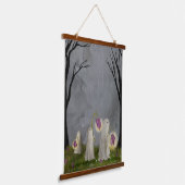 Die Lichtbringer Wandteppich Mit Holzrahmen (Gewinkelt)