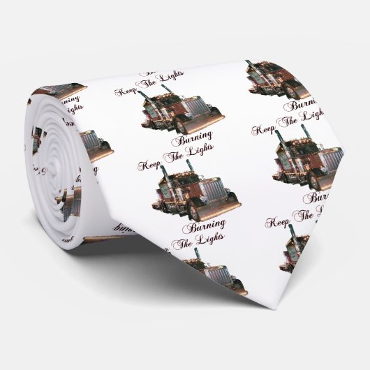 Die Lichter brennen behalten Krawatte (Gerollt)