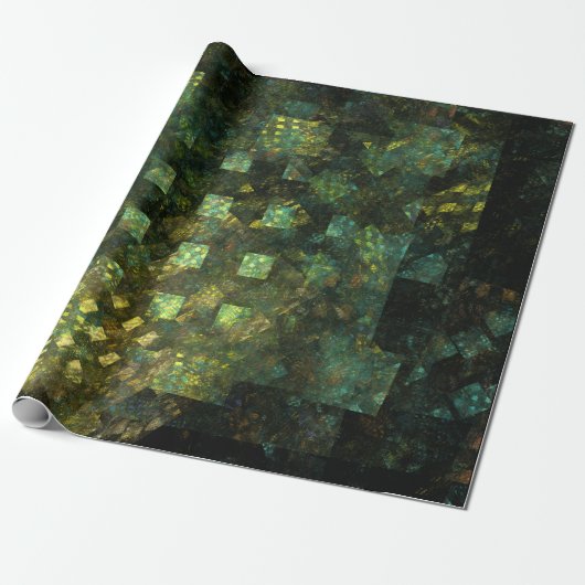 Die Lichter der Abstrakten Kunst der Stadt Geschenkpapier (Ungerollt)