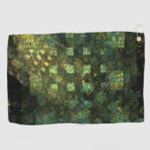 Die Lichter der Abstrakten Kunst der Stadt Golfhandtuch (Horizontal)