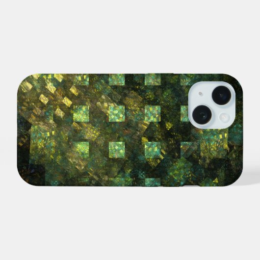 Die Lichter der Abstrakten Kunst der Stadt iPhone 15 Hülle (Rückseite (Horizontal))