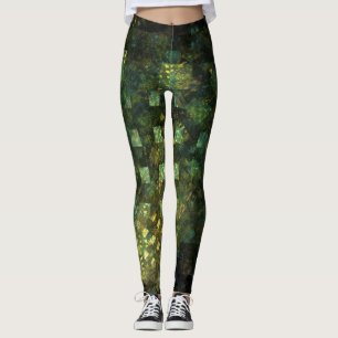 Die Lichter der Abstrakten Kunst der Stadt Leggings