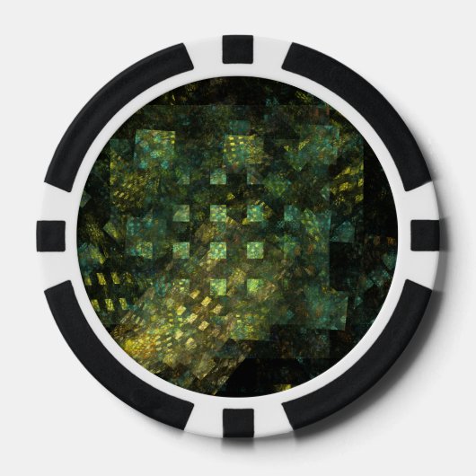 Die Lichter der Abstrakten Kunst der Stadt Pokerchips (Vorderseite)