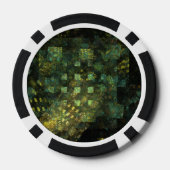 Die Lichter der Abstrakten Kunst der Stadt Pokerchips (Rückseite)