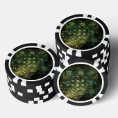 Die Lichter der Abstrakten Kunst der Stadt Pokerchips (Stapel)