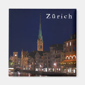 Die Lichter des Abends Zürich. Magnet (Vorne)