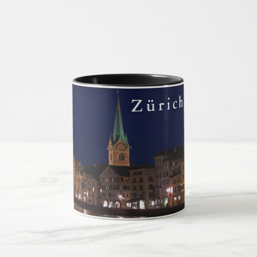 Die Lichter des Abends Zürich Tasse (Zentrum)