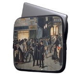 "Die Lichter O" London (Farbelitho) Laptopschutzhülle (Vorderseite Links)
