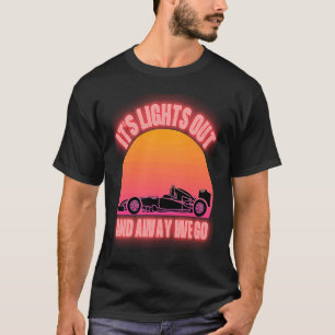 Die Lichter raus und weg fahren wir auf dem Rennwe T-Shirt