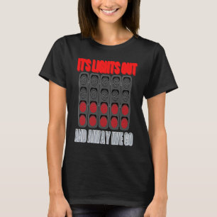 Die Lichter raus und weg fahren wir auf dem Rennwe T-Shirt
