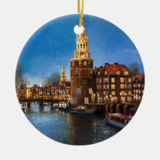 Die Lichter von Amsterdam Keramik Ornament